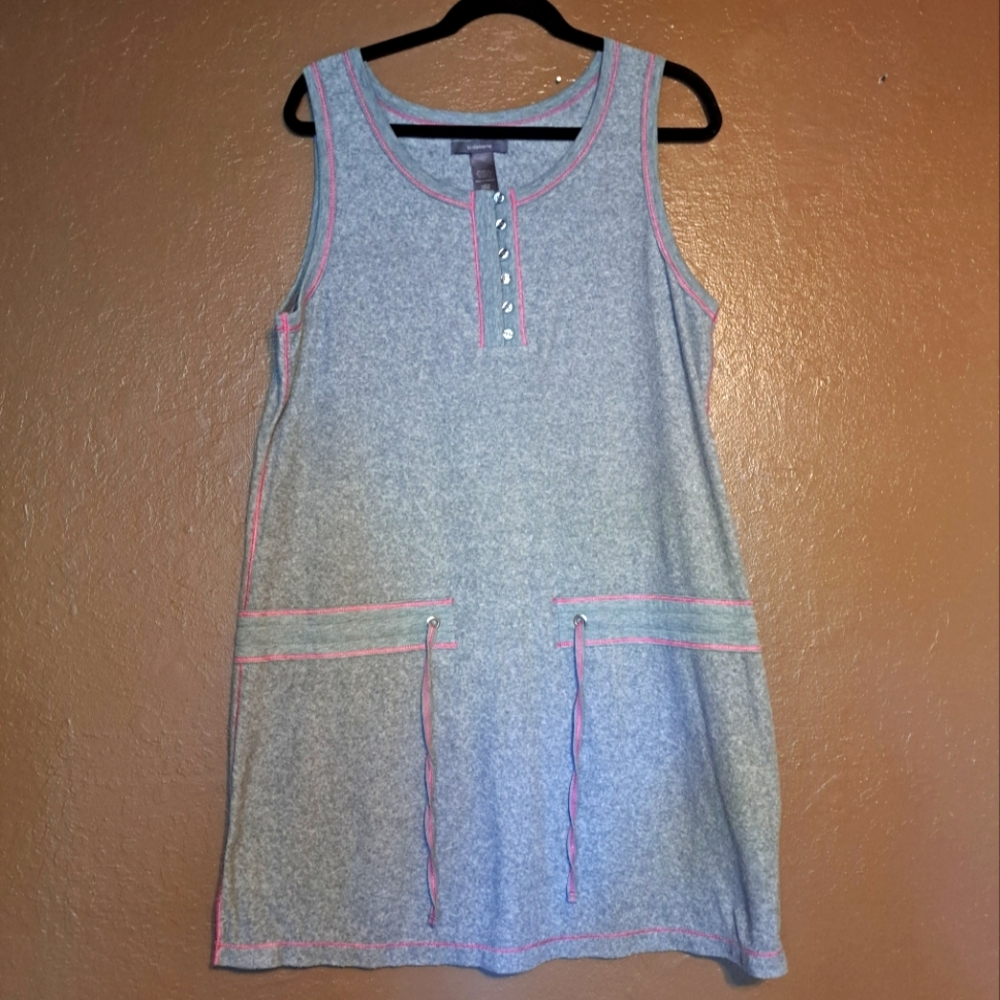Liz Claiborne Terry Dress Swimsuit Cover Up Size Large